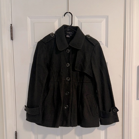 🆕 Sandro Wool Peplum Jacket Size Small Petite - Picture 1 of 11